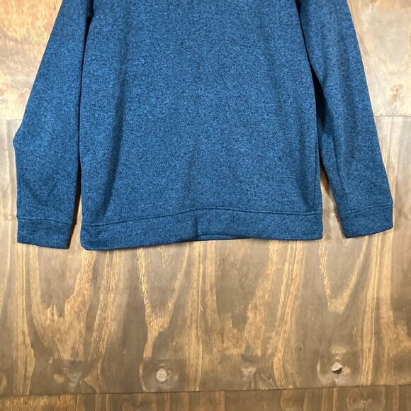 Eddie Bauer Mens Sweatshirt Blue Radiator Fleece Snap Mock Neck Long Sleeve L - Picture 3 of 12